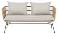 Miniatyrbillede 1 af 4: Nina havesofa 2 pers. inkl. hynder, beige.