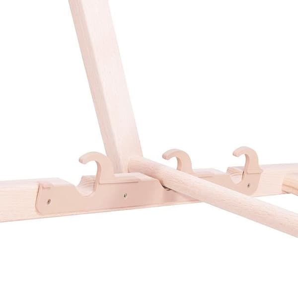 Trädgårdsstol - SPRINGOS® - Fällbar solstol - Massivt trä - Justerbar i 3 lägen - 120 kg