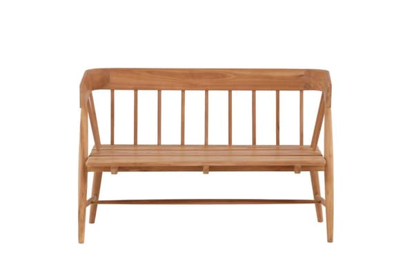 Split hagesofa 2 seter, hagebenk teak.