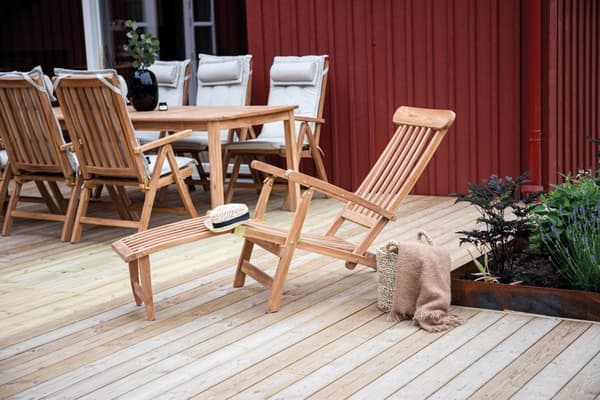 Kenya solsäng, solstol teak.
