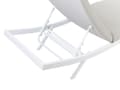 Miniatyrbilde 6 av 9: Solseng Lysegrå Stoff Aluminium Justerbar rygg Pute med Quick Dry-skumfyll Moderne stil Uteplass Hagemøbler Utendørs