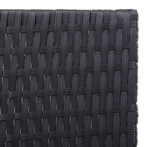 vidaXL liggestole med hynder 2 stk. polyrattan og massivt akacietræ