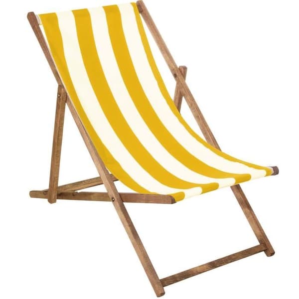 Fällbar Beach Wood Trädgårdsstol - SPRINGOS - 120 kg