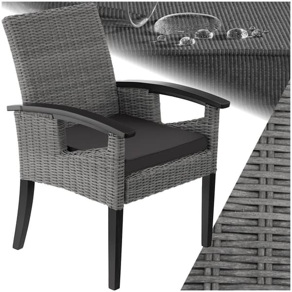 Polyrattan havestol Rosarno - grå