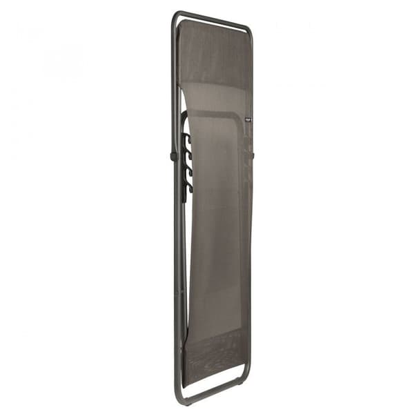 Chaise longue LAFUMA Maxi Transat - Grafit - Generösa dimensioner - Lätt att underhålla