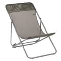 Miniatyrbild 1 av 2: Chaise longue LAFUMA Maxi Transat - Grafit - Generösa dimensioner - Lätt att underhålla