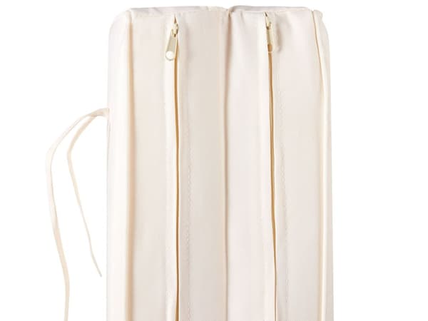 Solseng Lyst Tre Off-White Akasietre Justerbare Puter Justerbar Ryggstøtte