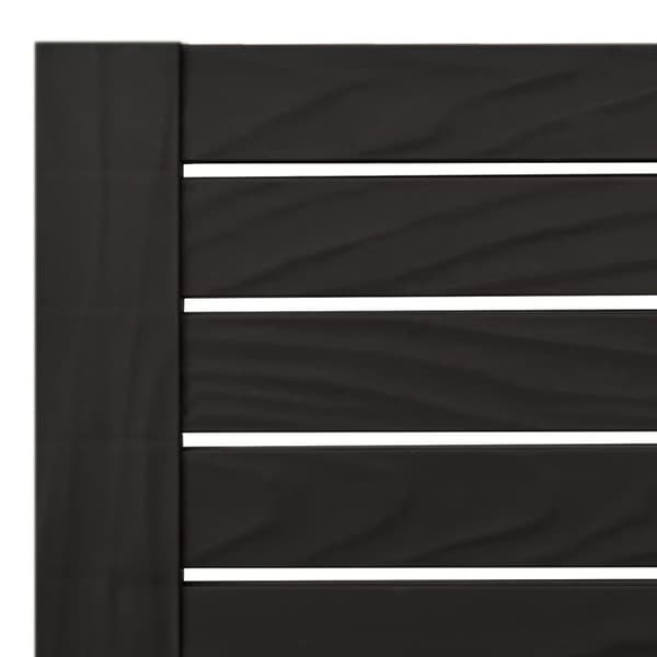 vidaXL Solsängar 2 st svart 155x58x83 cm polypropylen