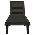 Miniatyrbillede 3 af 9: vidaXL liggestol 155x58x83 cm polypropylen sort