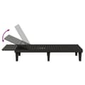 Miniatyrbillede 6 af 9: vidaXL liggestol 155x58x83 cm polypropylen sort