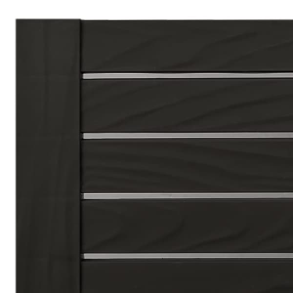 vidaXL liggestol 155x58x83 cm polypropylen sort