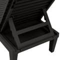 Miniatyrbillede 8 af 9: vidaXL liggestol 155x58x83 cm polypropylen sort