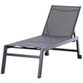 Miniatyrbillede 3 af 9: Rootz Lounger Garden - Grå - Aluminium, Mesh - 66,53 cm x 25,59 cm x 40,15 cm
