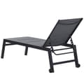 Miniatyrbillede 6 af 9: Rootz Lounger Garden - Grå - Aluminium, Mesh - 66,53 cm x 25,59 cm x 40,15 cm