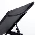 Miniatyrbillede 8 af 9: Rootz Lounger Garden - Grå - Aluminium, Mesh - 66,53 cm x 25,59 cm x 40,15 cm