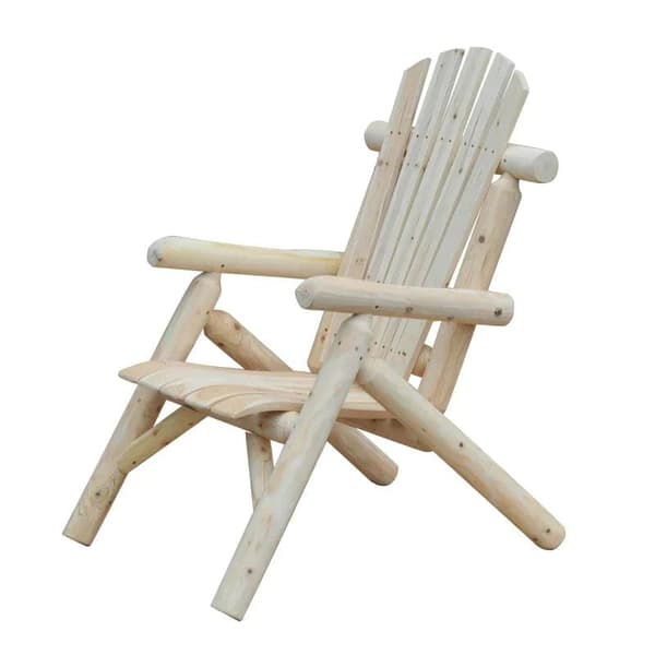 Rootz Garden Chair - Wooden Chair - Lounge Chair - Outdoor Lounge Chair - Natural Wood - 83 X 68 X 101cm