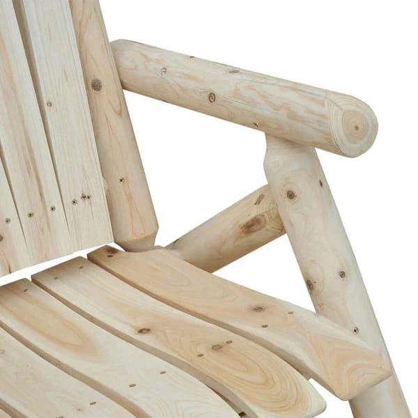 Rootz Garden Chair - Wooden Chair - Lounge Chair - Outdoor Lounge Chair - Natural Wood - 83 X 68 X 101cm