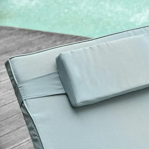 Rootz Dubbel Solstol - Solstol - Soltak - Trädgårdssäng - Stål/Polyester - Grå - 196 x 137 x 36,5 cm