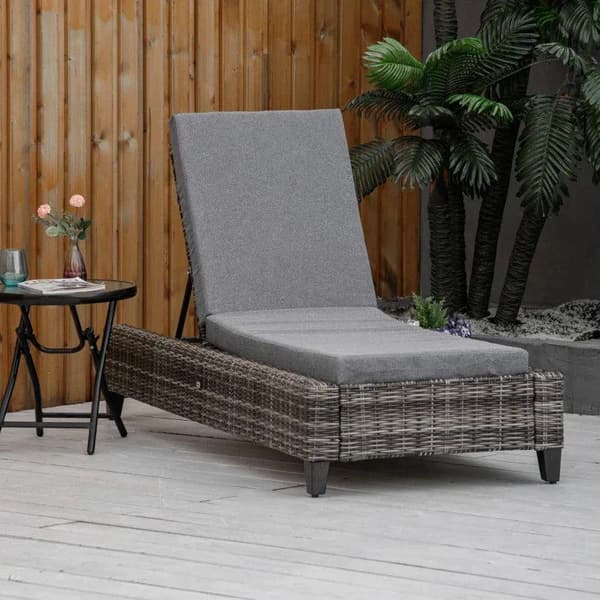 Rootz Lounge Chair - Solstol - Trädgårdsstol - Strandstol - 72 cm x 198 cm x 30 cm
