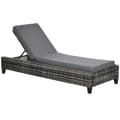 Miniatyrbild 1 av 8: Rootz Lounge Chair - Solstol - Trädgårdsstol - Strandstol - 72 cm x 198 cm x 30 cm