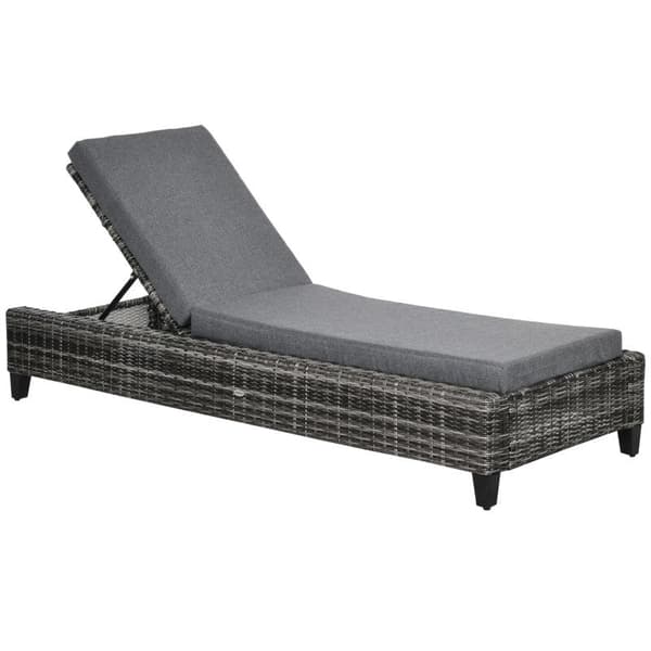 Rootz Lounge Chair - Solstol - Trädgårdsstol - Strandstol - 72 cm x 198 cm x 30 cm