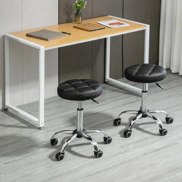 Rootz Lounge Chairs - Saloon pallar - Höjdjusterbar - 35,5 cm x 35,5 cm x 63 cm