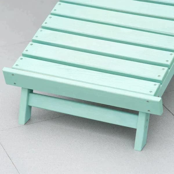 Rootz Adirondack Stol - Adirondack Havestol - Sammenklappelig liggestol - Med fodstøtte - Udemøbler - Fyrretræ - Grøn - 78 x 140 x 94 cm