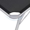 Miniatyrbillede 5 af 7: Rootz liggestol - Stor liggestol - Udendørs liggestol - Sammenklappelig liggestol - Justerbar liggestol - Havesolstol - Solseng med solsejl - Sort - 6