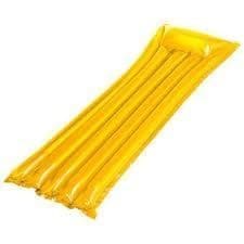 Uppblåsbar madrass - BESTWAY - gul modell - Storlek 183 x 69 cm