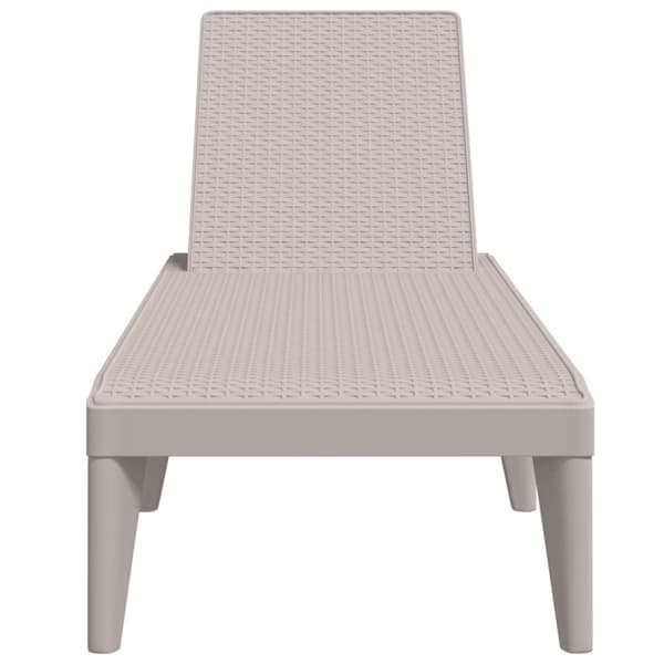 vidaXL Solseng cappuccino 186x60x29 cm PP