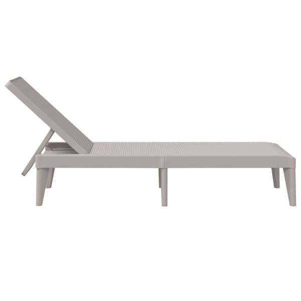 vidaXL Solseng cappuccino 186x60x29 cm PP