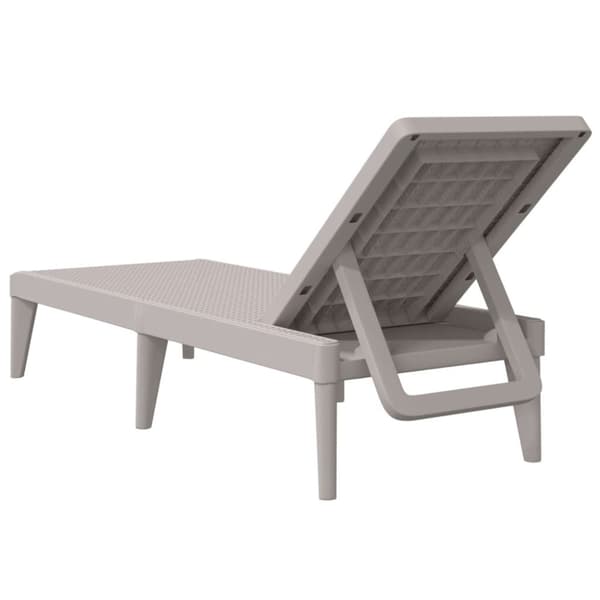 vidaXL Solseng cappuccino 186x60x29 cm PP