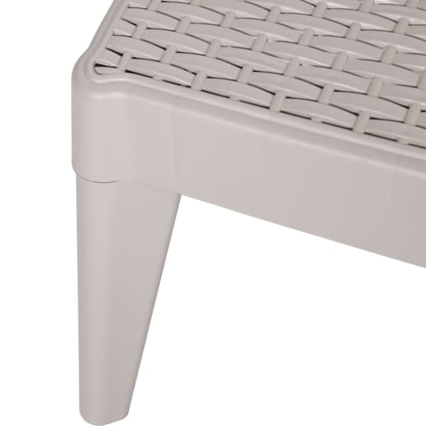 vidaXL Solseng cappuccino 186x60x29 cm PP