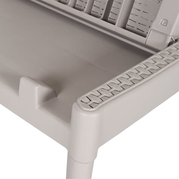 vidaXL Solseng cappuccino 186x60x29 cm PP