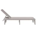 Miniatyrbillede 4 af 10: vidaXL liggestol 186x60x29 cm PP cappuccinofarvet