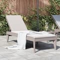 Miniatyrbillede 10 af 10: vidaXL liggestol 186x60x29 cm PP cappuccinofarvet