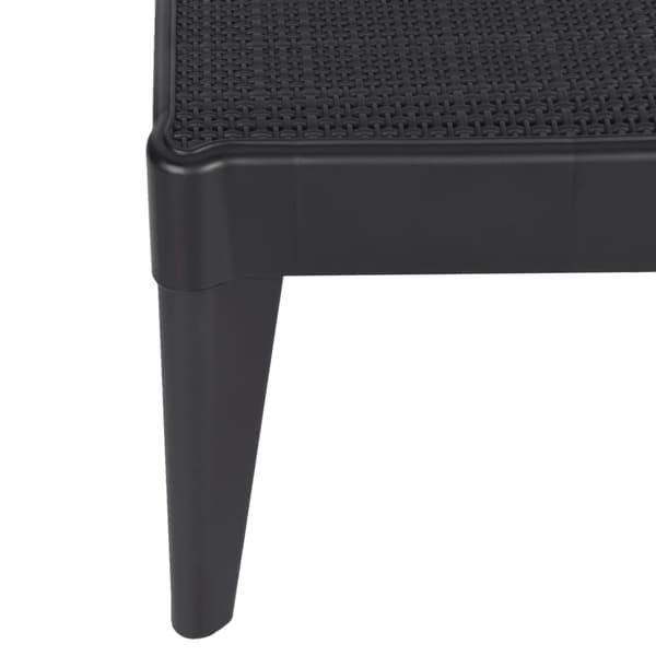 vidaXL liggestol 186x60x29 cm PP antracitgrå