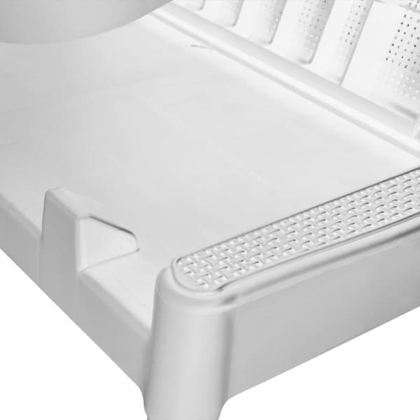 vidaXL Solseng med pute hvit 186x60x29 cm PP