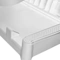 Miniatyrbillede 7 af 10: vidaXL liggestol med hynde 186x60x29 cm PP hvid