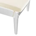 Miniatyrbillede 8 af 10: vidaXL liggestol med hynde 186x60x29 cm PP hvid