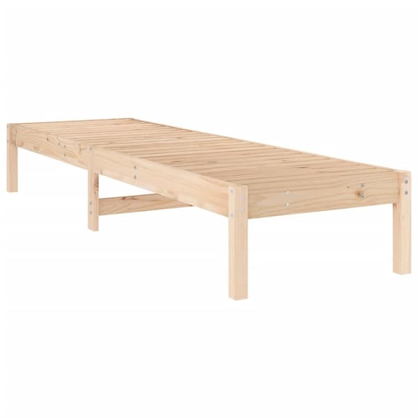vidaXL Solsenger 2 stk 199,5x60x74 cm heltre furu