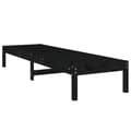 Miniatyrbillede 7 af 11: vidaXL liggestole 2 stk. 199,5x60x74 cm massivt fyrretræ sort