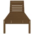 Miniatyrbilde 2 av 10: vidaXL Solseng honningbrun 199,5x60x74 cm heltre furu