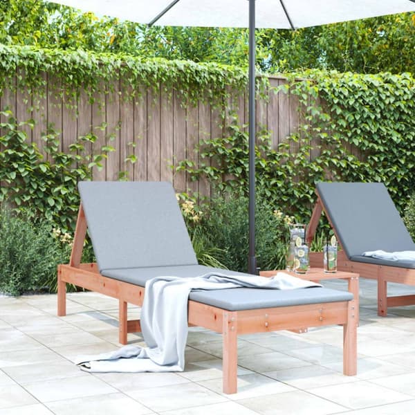 vidaXL liggestol 199,5x60x74 cm massivt douglasgran