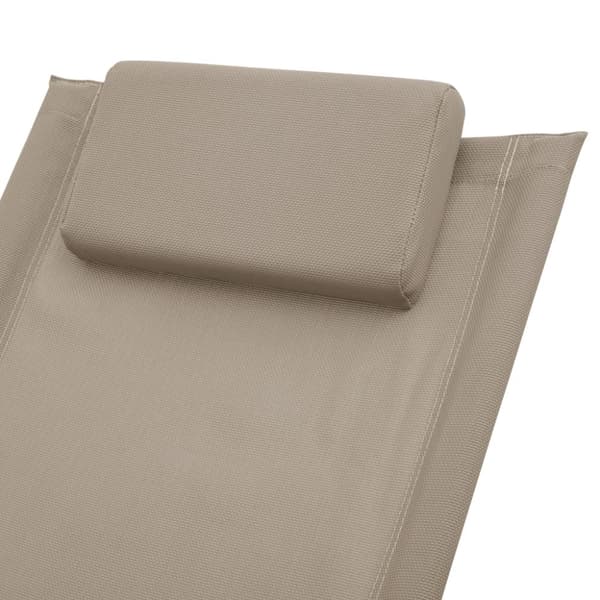 Lasten lepotuoli, teräs, taupe