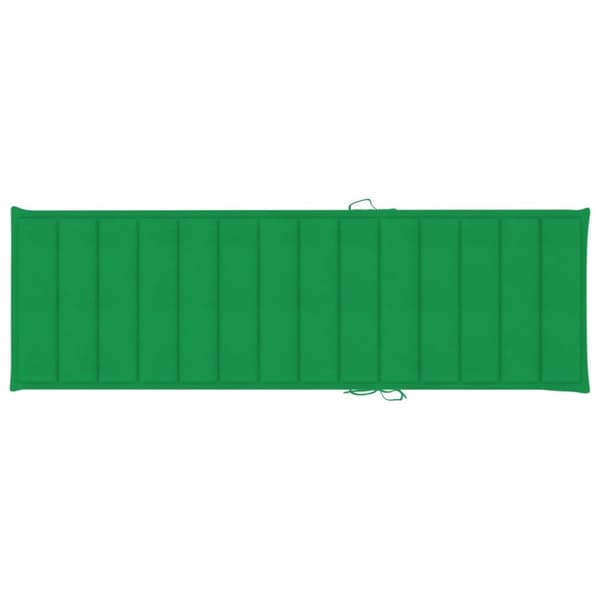 Solsäng med dyna massivt akaciaträ