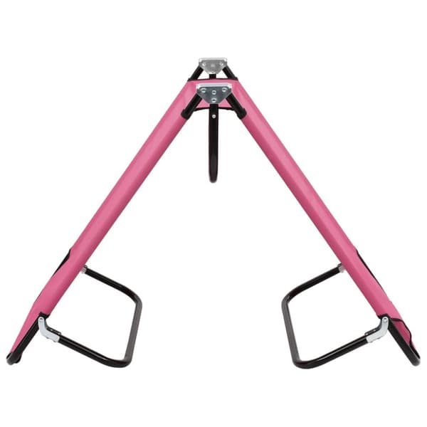 foldbar liggestol stål pink