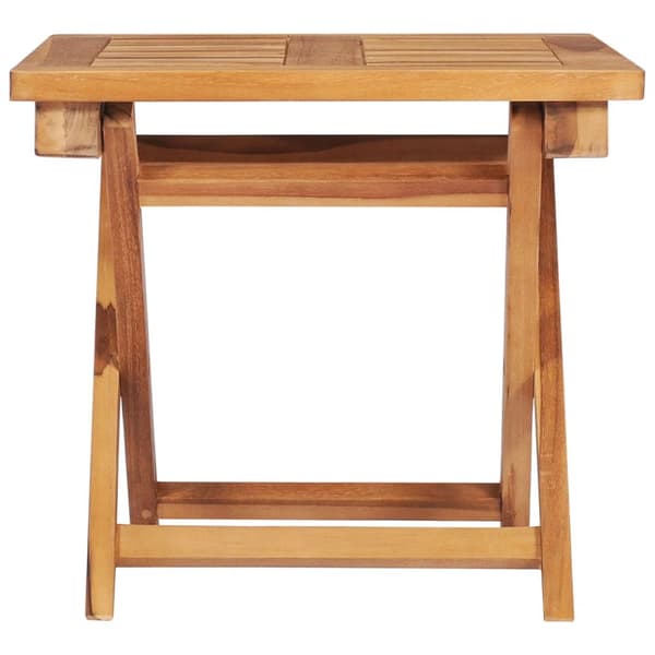 Solsängar 2 st med bord massiv teak