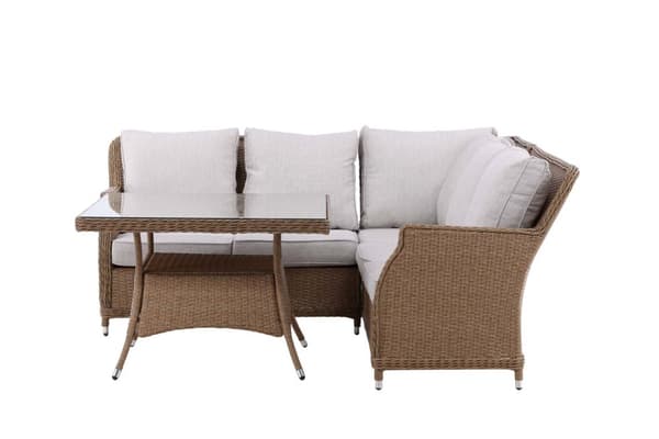 Vikelund salongsett 2 deler beige,natur.