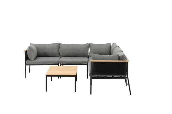 Nettan lounge set 2 delar svart,grå,natur.
